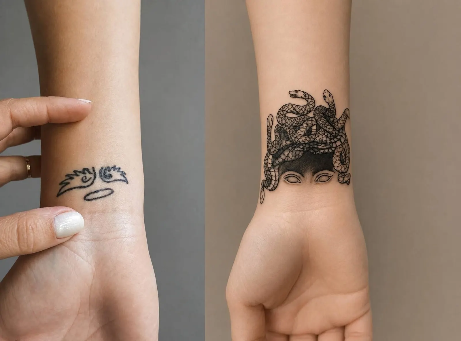 Cover Up tattoo work