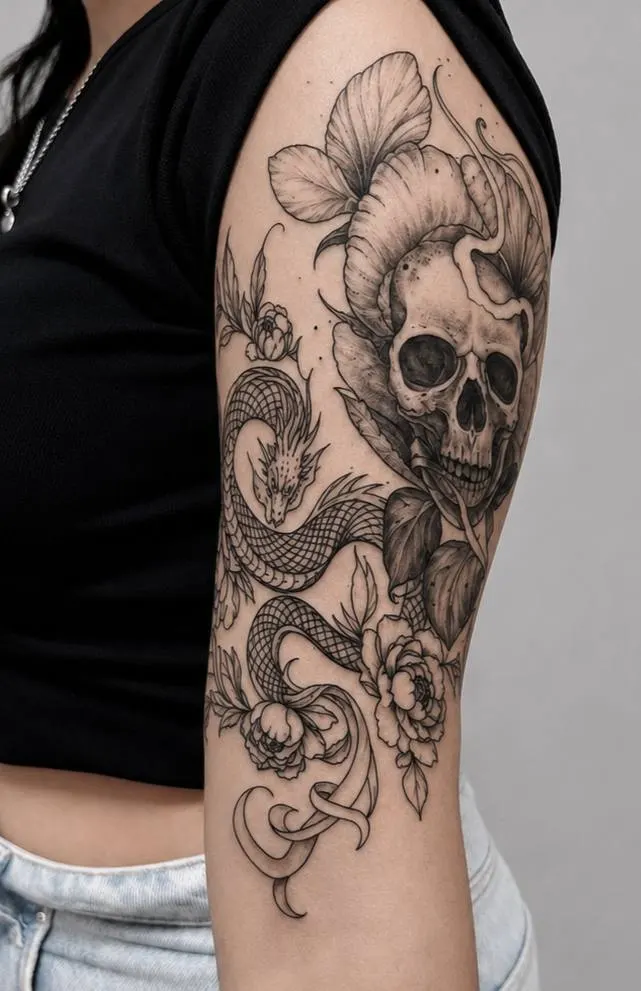 Dark Art tattoo work