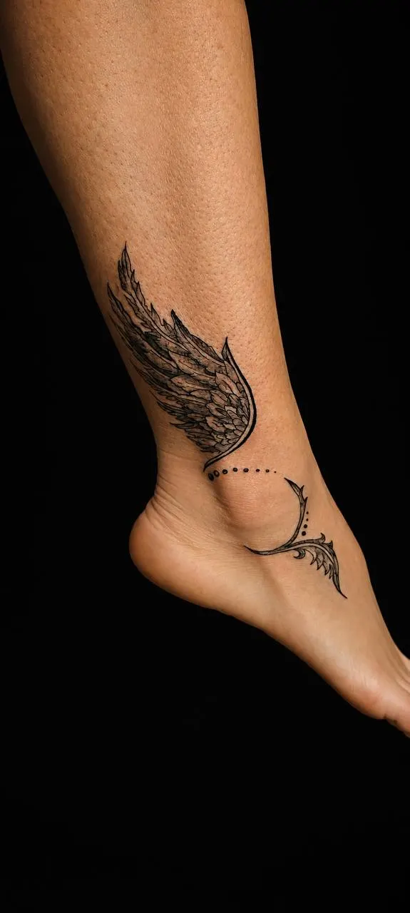 Graphic tattoo work