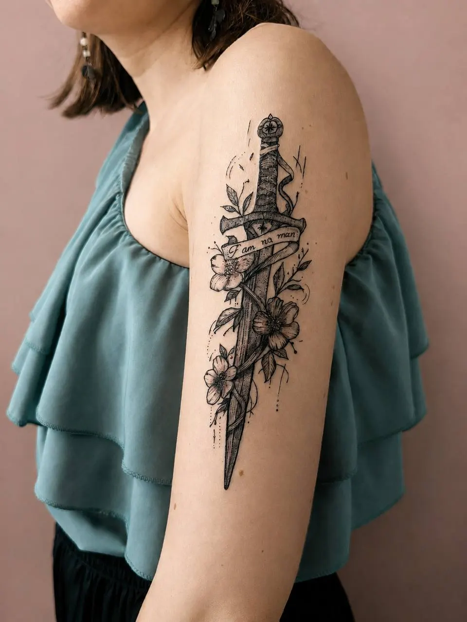 Graphic tattoo work