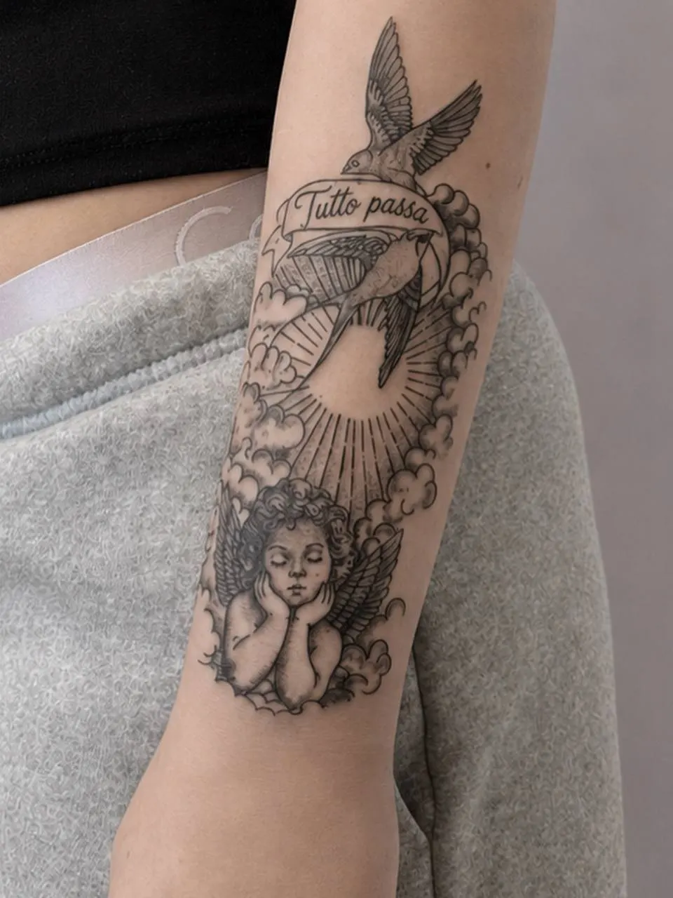 Graphic tattoo work