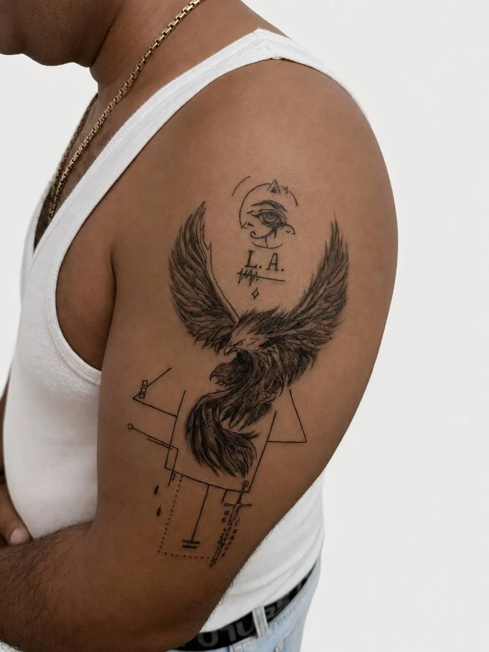 Graphic tattoo work