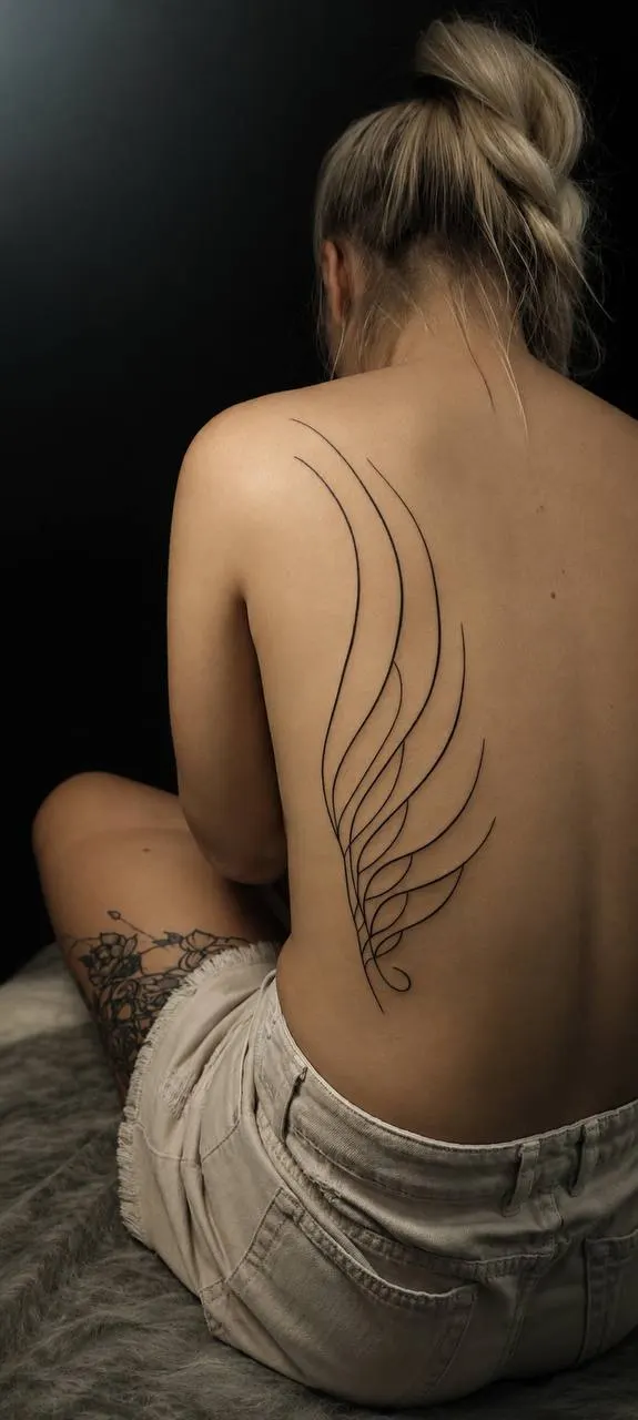 Minimalism tattoo work