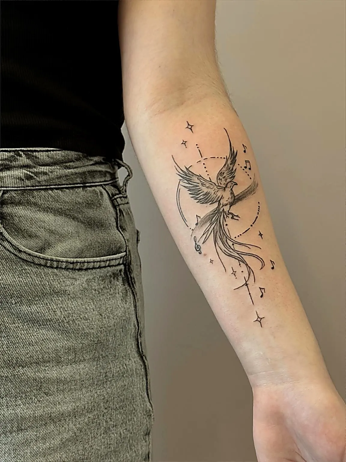 Minimalism tattoo work