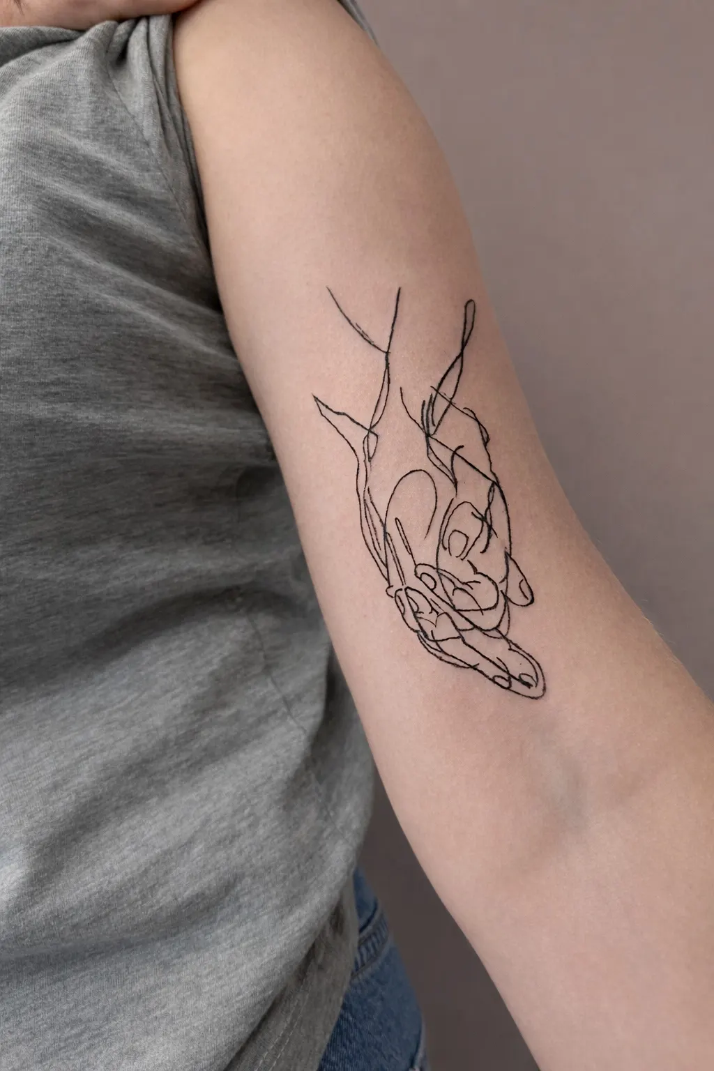 Minimalism tattoo work