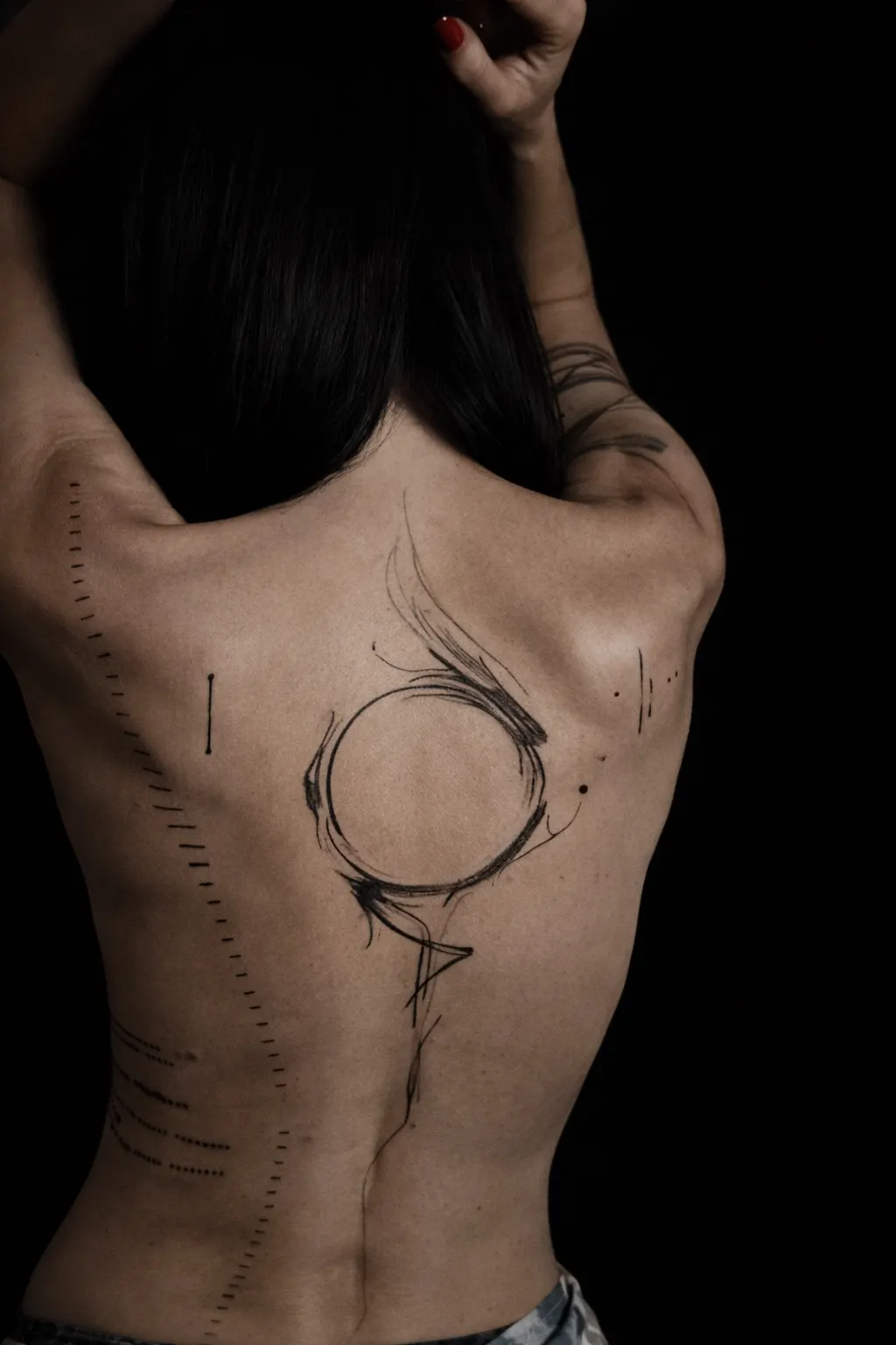 Minimalism tattoo work