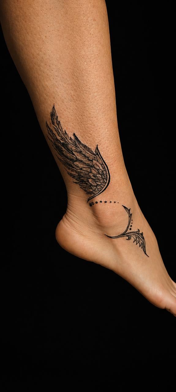Graphic tattoo work