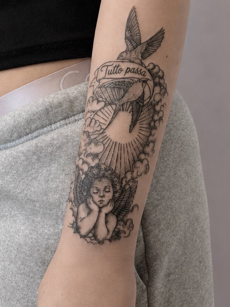 Graphic tattoo work