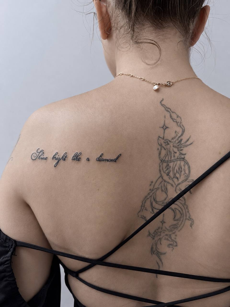 Lettering tattoo work