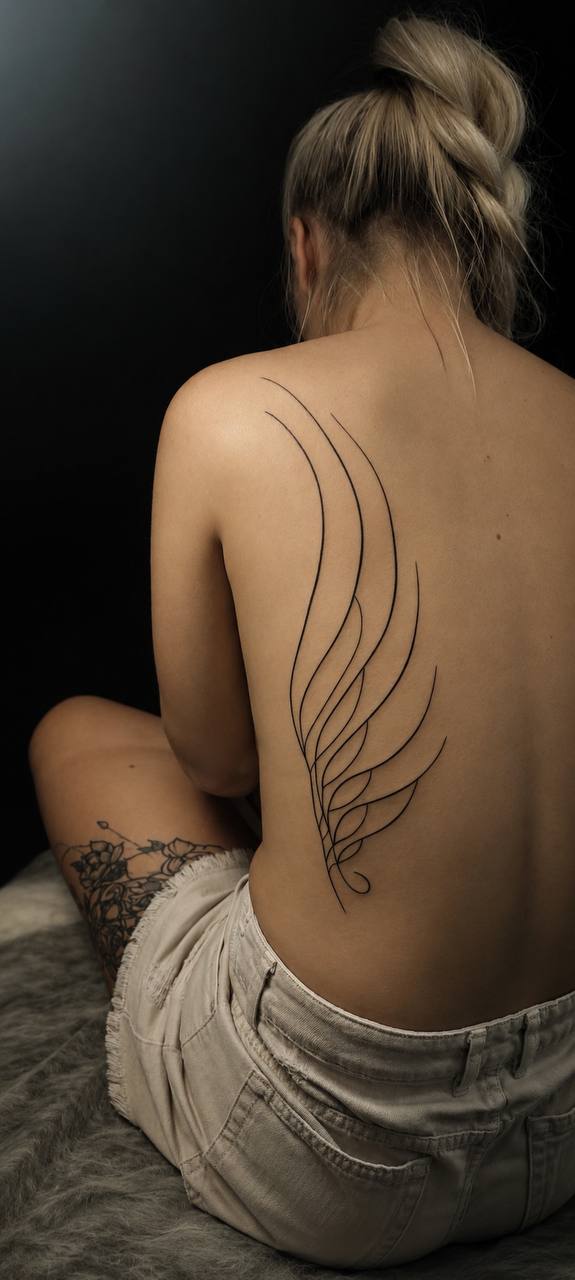 Minimalism tattoo work