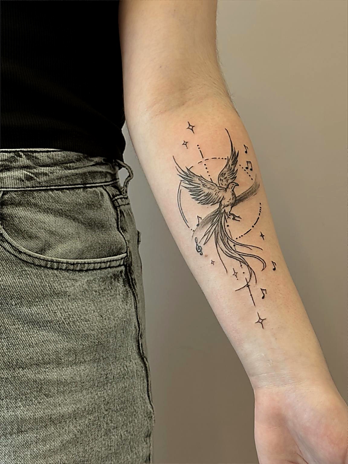 Minimalism tattoo work