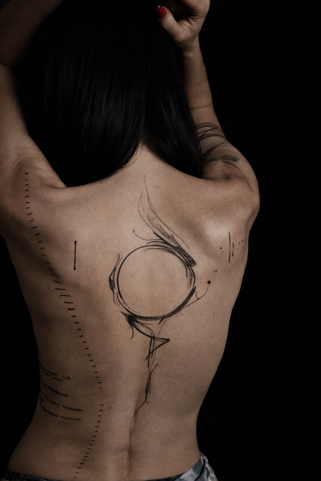 Minimalism tattoo work